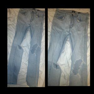 COTTON-ON Super Skinny Ripped Jeans Mens Size 32
